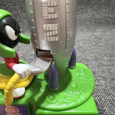 1998 Vintage Marvin The Martian PEZ Candy Hander Dispenser Looney Tunes -Works - Thumbnail 6
