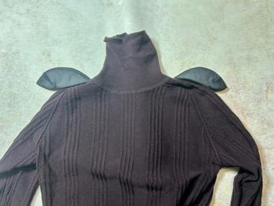 Vintage Liz Claiborne Women’s Turtle Neck Long-Sleeve Pullover Sweater Gray SM - Thumbnail 7