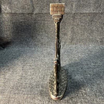 VTG Godinger Silver Art Christmas Fireplace Candle Holder Cat Wreath Stocking - Thumbnail 8