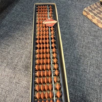 Unshudo Abacus Soroban 23 digits Vintage Wood in Original Box And Price Hang Tag - Thumbnail 18