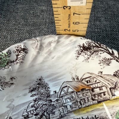 Staffordshire YORKSHIRE Ironstone Soup Salad Bowl England Farm Hay Set Of 6 - Thumbnail 17