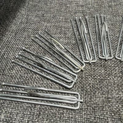 4 Prong Pinch Pleat Drapes Curtain Hooks 3" Short Neck ALL STEEL STRONG, 40 pcs