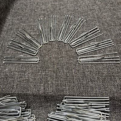 4 Prong Pinch Pleat Drapes Curtain Hooks 3" Short Neck ALL STEEL STRONG, 40 pcs - Thumbnail 2