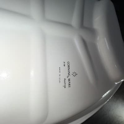 Corning Ware Oval Serving Platter Blue Cornflower P19 Meat Tray Vintage - Thumbnail 11