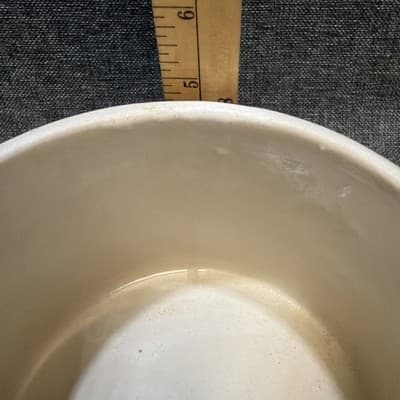 Vintage 1970's Bean Pot Crock Pottery Stoneware Soup Tureen MCM West Bend w Lid - Thumbnail 7