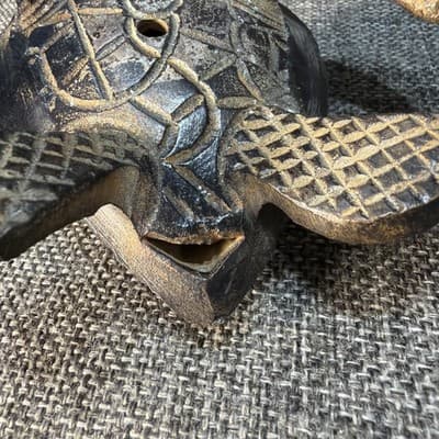 Vintage Metal Sea Turtle Heavy Cast Iron Desk Paperweight Figurine Detailed - Thumbnail 9