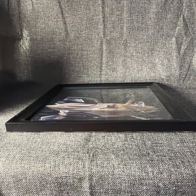 MICHAEL GODARD - FRAMED-BLACK-13.5" “LOST IN PARADISE"- PRINT 2010 Wine Glass - Thumbnail 8