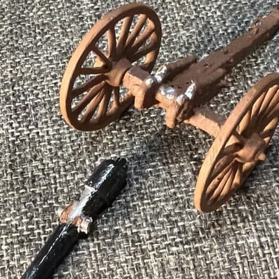 Lot Of Lead Soldiers And Other Mixed Or Unknown Brands Plus Cannon And Horse - Thumbnail 22