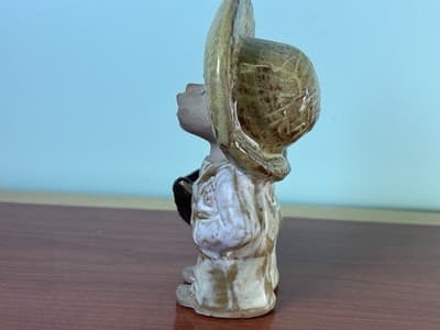 Seymour Mann Kissing Boy And Girl Figurine Terra Cotta Japan Air Plant Planter - Thumbnail 7