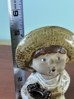 Seymour Mann Kissing Boy And Girl Figurine Terra Cotta Japan Air Plant Planter - Thumbnail 11