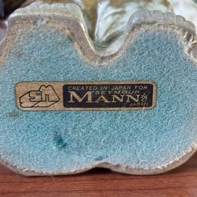 Seymour Mann Kissing Boy And Girl Figurine Terra Cotta Japan Air Plant Planter - Thumbnail 10