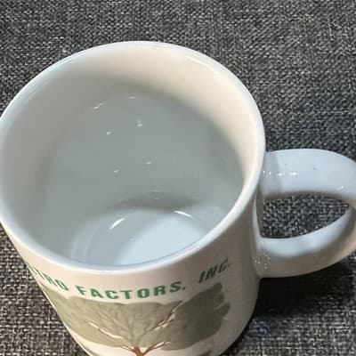 Vtg Metro Factors Inc Color Changing Magic Mug Money Tree Heat Reveal Promo Cup - Thumbnail 4