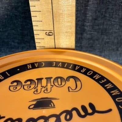Vintage S&W Mellow’d Coffee Tin 13 oz Green Orange Advertising Can W Lid 1996 - Thumbnail 10