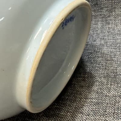 Vintage Japanese Studio Porcelain Vase Signed Kohara 古原 Hand Painted Fish 9" - Thumbnail 13