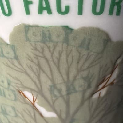 Vtg Metro Factors Inc Color Changing Magic Mug Money Tree Heat Reveal Promo Cup - Thumbnail 2