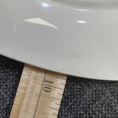 Vintage Harker Harkerware Star Lite Sky Blue 11” Plater Plate Utensil Marks - Thumbnail 13