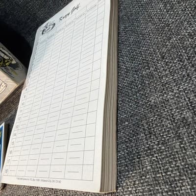 VTG B & B Games Play 18 Holes Of Golf With Cards Krazy Golf 1983 USA Score Sheet - Thumbnail 7