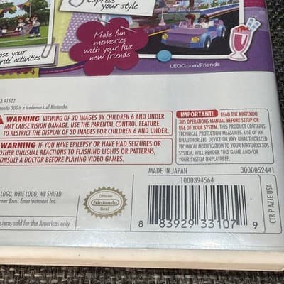 LEGO Friends (Nintendo DS, 2014) Complete With Manual EUC Heartlake City - Thumbnail 9
