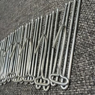 4 Prong Pinch Pleat Drapes Curtain Hooks 3" Short Neck ALL STEEL STRONG, 25 pcs - Thumbnail 3
