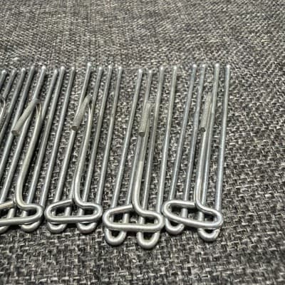 4 Prong Pinch Pleat Drapes Curtain Hooks 3" Short Neck ALL STEEL STRONG, 25 pcs - Thumbnail 4