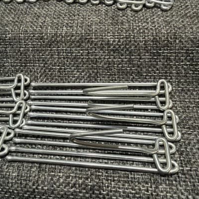 4 Prong Pinch Pleat Drapes Curtain Hooks 3" Short Neck ALL STEEL STRONG, 25 pcs - Thumbnail 5
