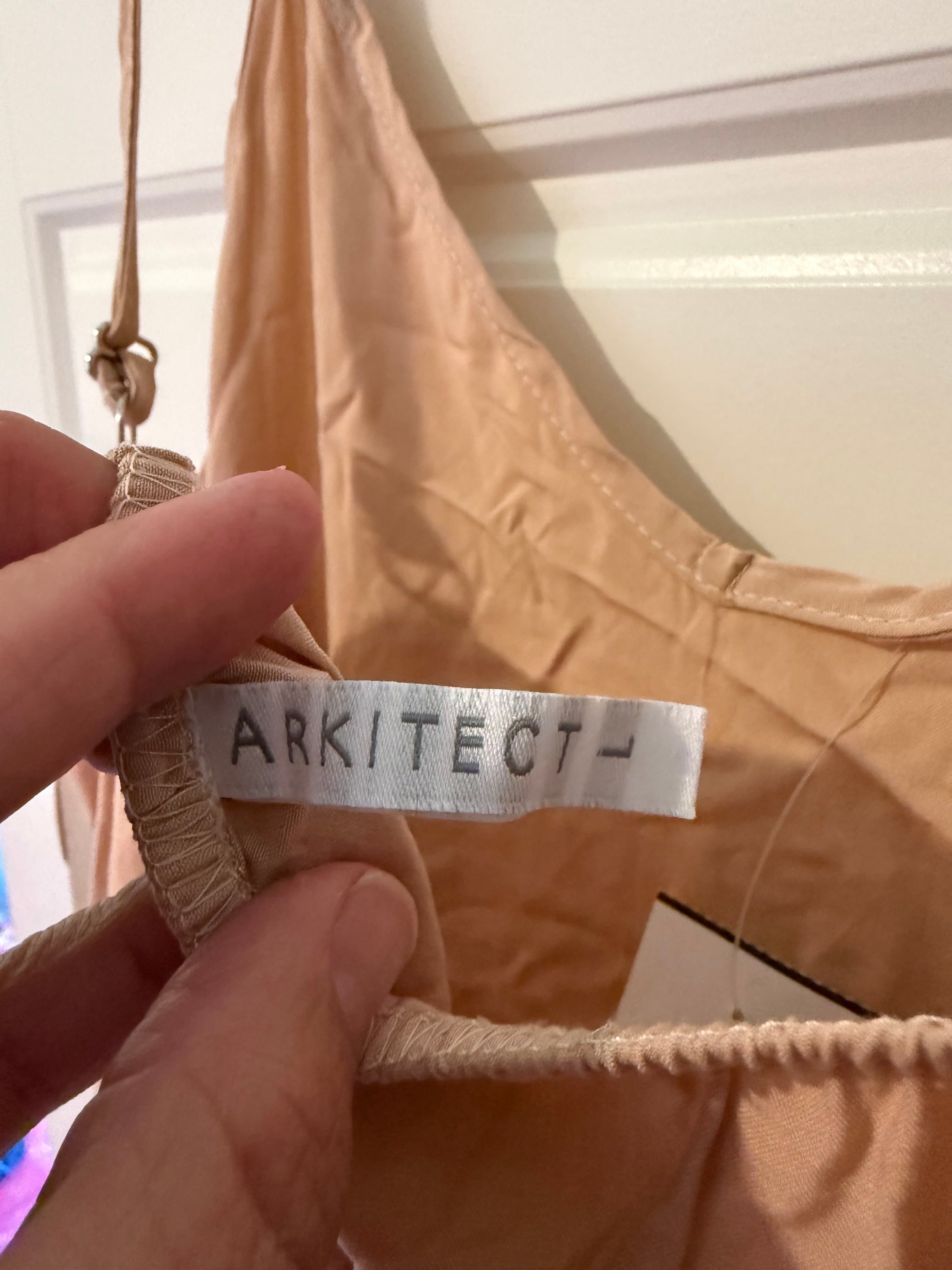 Arkitect Beige Maxi Dress with Adjustable Straps size L - Thumbnail 2