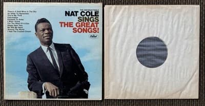 Lot Of 3 Nat King Cole Lester Young Vinyl/Shellac Records 33,78 RPM, 1 In Shrink - Thumbnail 2