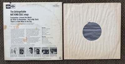 Lot Of 3 Nat King Cole Lester Young Vinyl/Shellac Records 33,78 RPM, 1 In Shrink - Thumbnail 3