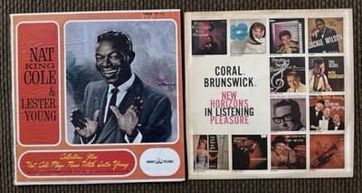 Lot Of 3 Nat King Cole Lester Young Vinyl/Shellac Records 33,78 RPM, 1 In Shrink - Thumbnail 6