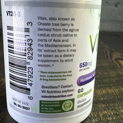 Vitex Chasteberry Supplement for Women Hormonal Balance Fertility Support - Thumbnail 5