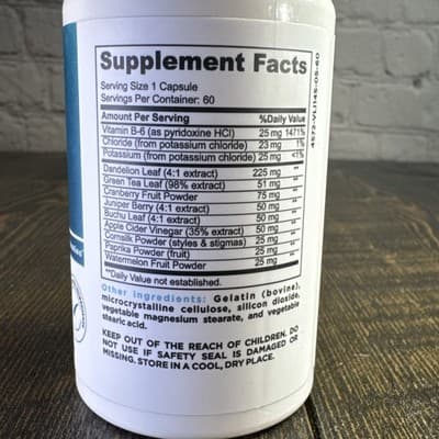Dr. Vitamin Water Flush Pills Relief For Retention Weight Loss Detox Herbal - Thumbnail 3