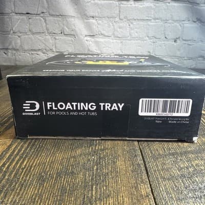 Diveblast Floating Tray for Pools and Hot Tubs Black Holds Phones, Drinks Snacks - Thumbnail 5