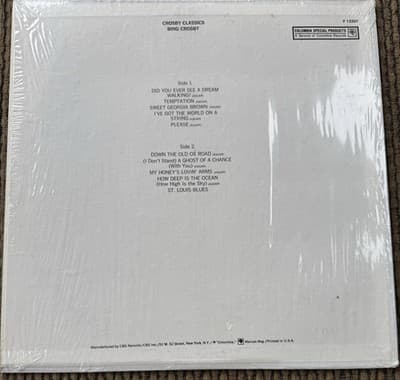 Lot of 2 Bing Crosby LP Vinyl Records, High Tor, Crosby Classics In Shrink - Thumbnail 11