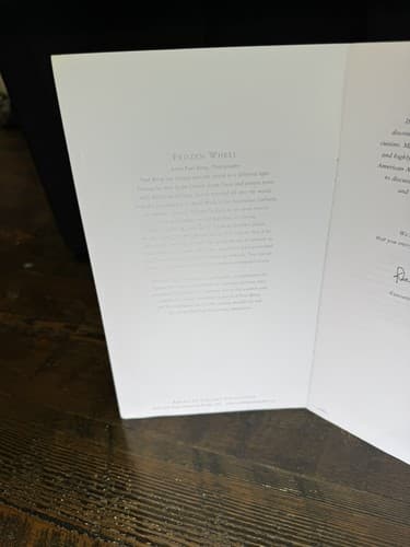 American Airlines Menu American Gallery Collection Frozen Wheel 2006 Wine List - Thumbnail 6
