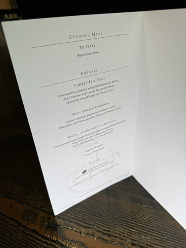 American Airlines Menu American Gallery Collection Frozen Wheel 2006 Wine List - Thumbnail 14