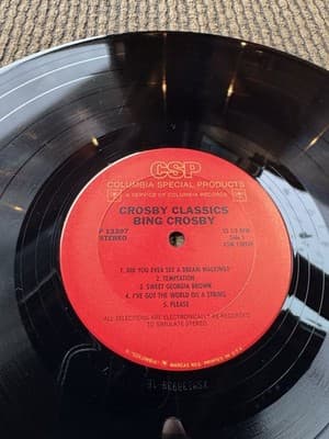Lot of 2 Bing Crosby LP Vinyl Records, High Tor, Crosby Classics In Shrink - Thumbnail 13