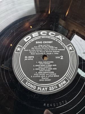 Lot of 2 Bing Crosby LP Vinyl Records, High Tor, Crosby Classics In Shrink - Thumbnail 5