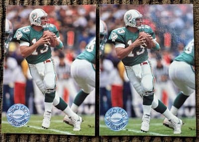 Lot of 13 Dan Marino Miami Dolphins Football Cards Topps ProSet Score 1984-1991 - Thumbnail 12