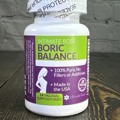 Boric Acid Suppositories - 14 Count (600mg) - By Intimate Rose - Thumbnail 2