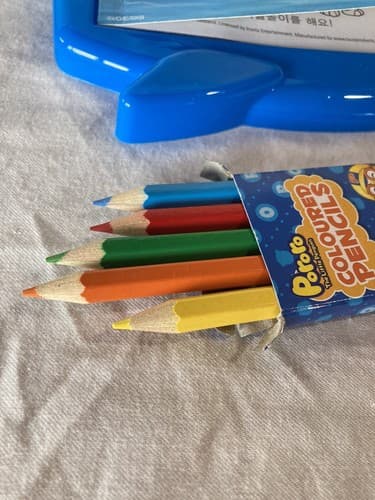 New Korean Air Pororo: The Little Penguin Travel Bag w/ Coloring Book & Pencils - Thumbnail 5