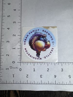 Urban Family Brewing Co - Mandrill Monkey - Beer Sticker - Label - Thumbnail 2