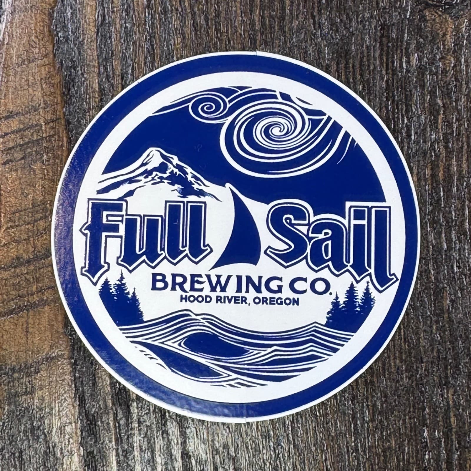 Full Sail Brewing Co - Blue Mountains River - Beer Sticker Label