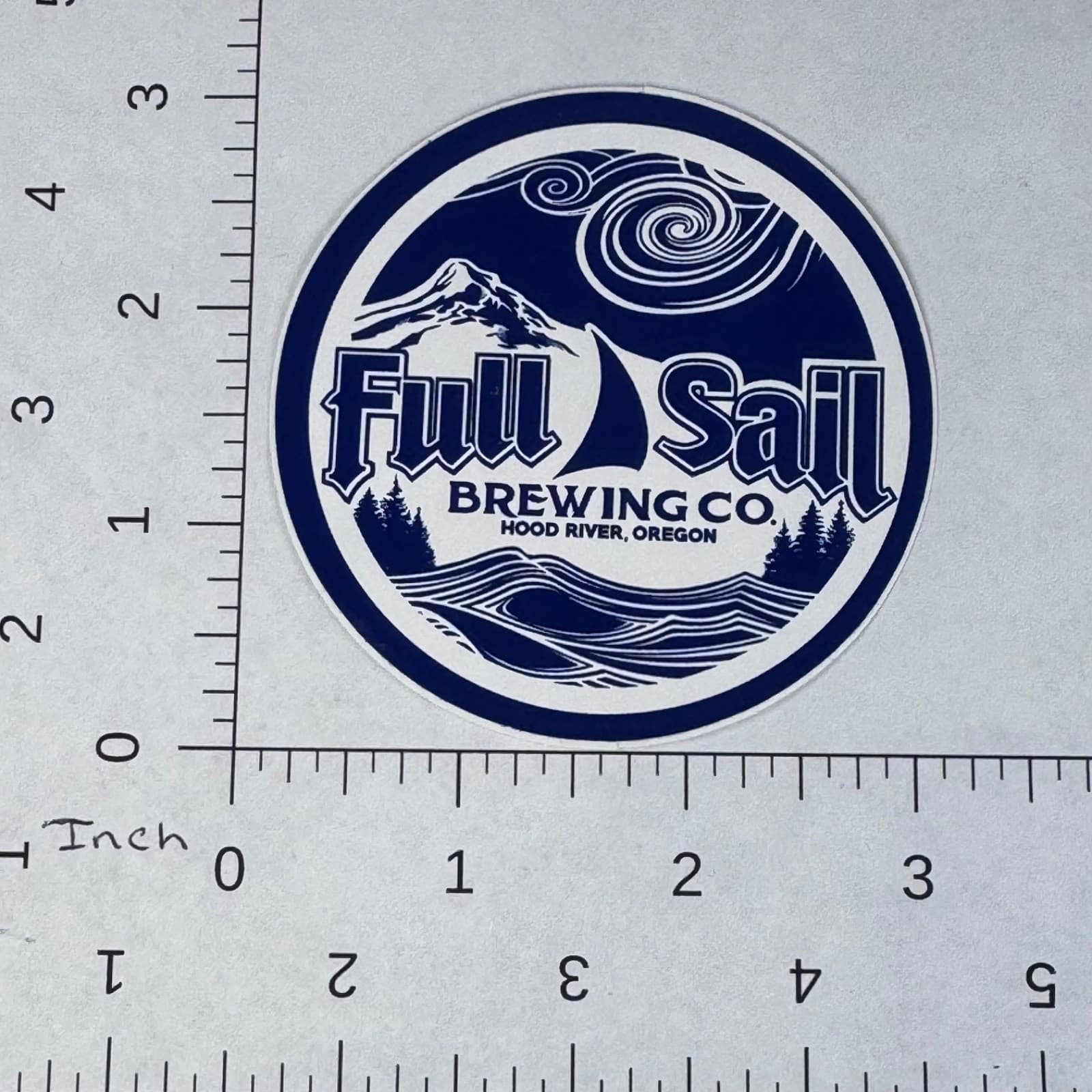 Full Sail Brewing Co - Blue Mountains River - Beer Sticker Label - Thumbnail 2