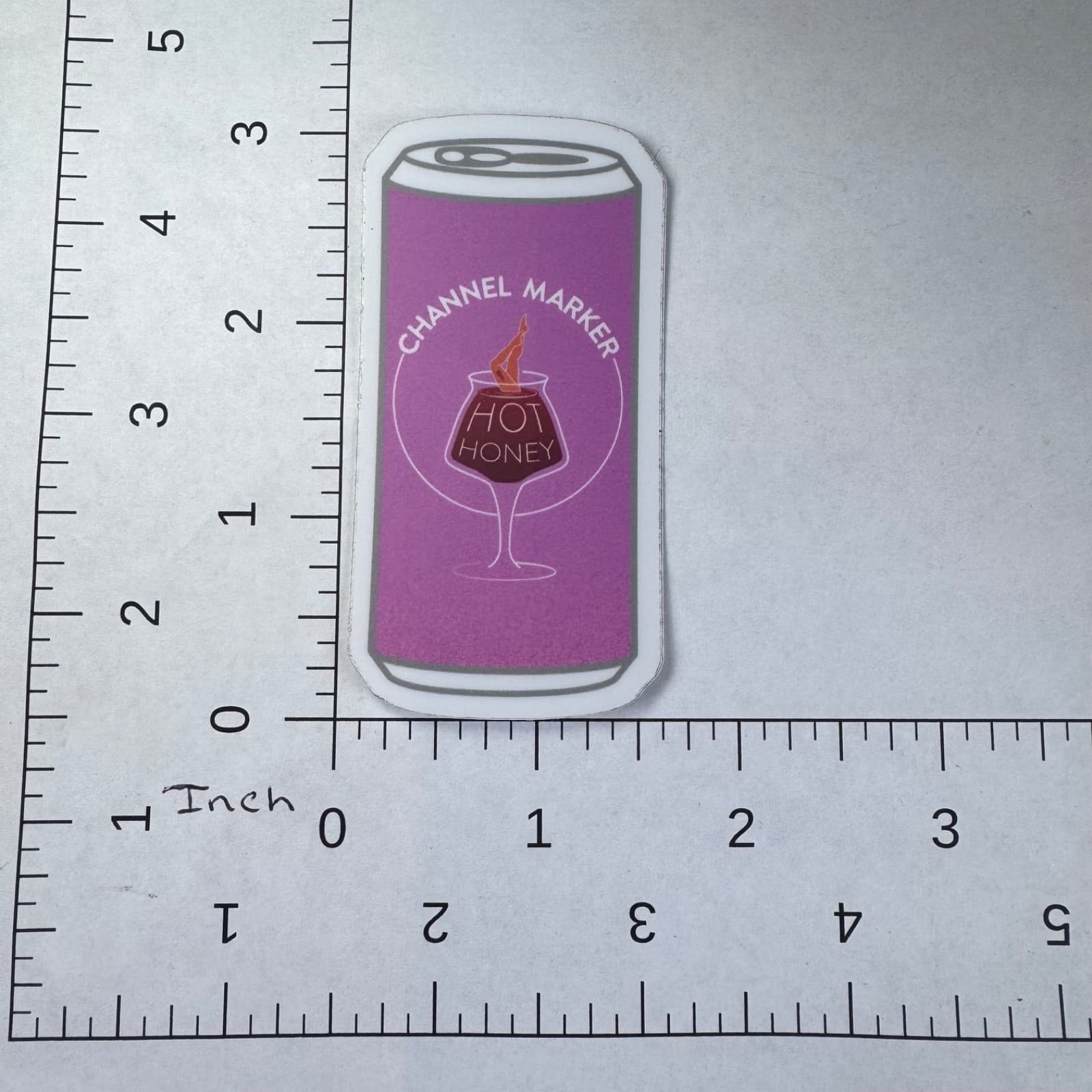 Channel Marker - Hot Honey - Cidery - Cider Sticker - Lable - Thumbnail 2