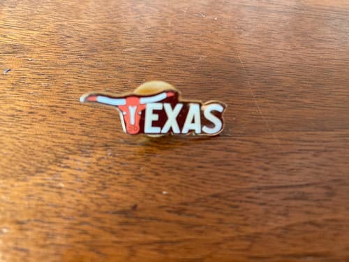 Vintage Lapel Pin/Pinback-TEXAS longhorn hat pin tie University of Texas