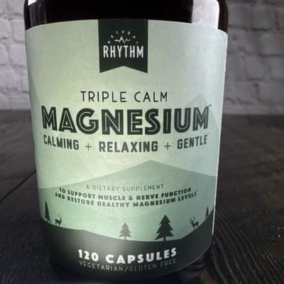 Natural Rhythm Triple Calm Magnesium - Calming Relaxing Gentle 120 Caps - Thumbnail 2