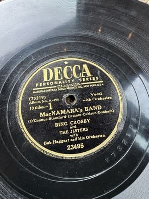Lot Of 4 Different Bing Crosby 78 RPM Decca records Shellac - See Description - Thumbnail 13