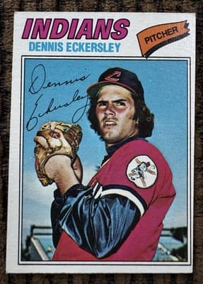 1977 Topps Baseball Lot Of 6 Cards Steve Carlton Dennis Eckersley Tony Perez Etc - Thumbnail 3