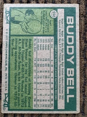1977 Topps Baseball Lot Of 6 Cards Steve Carlton Dennis Eckersley Tony Perez Etc - Thumbnail 10