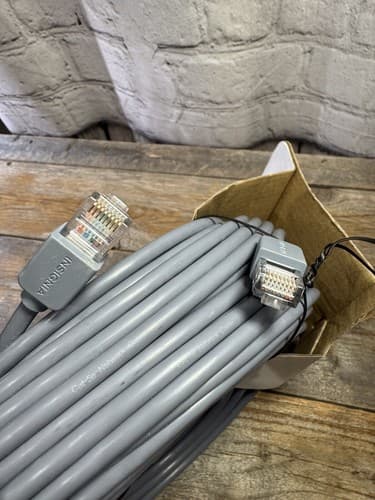 Cat-5e Network Cable 100 ft 1000 mbps Insignia brand New Snagless Connector - Thumbnail 3